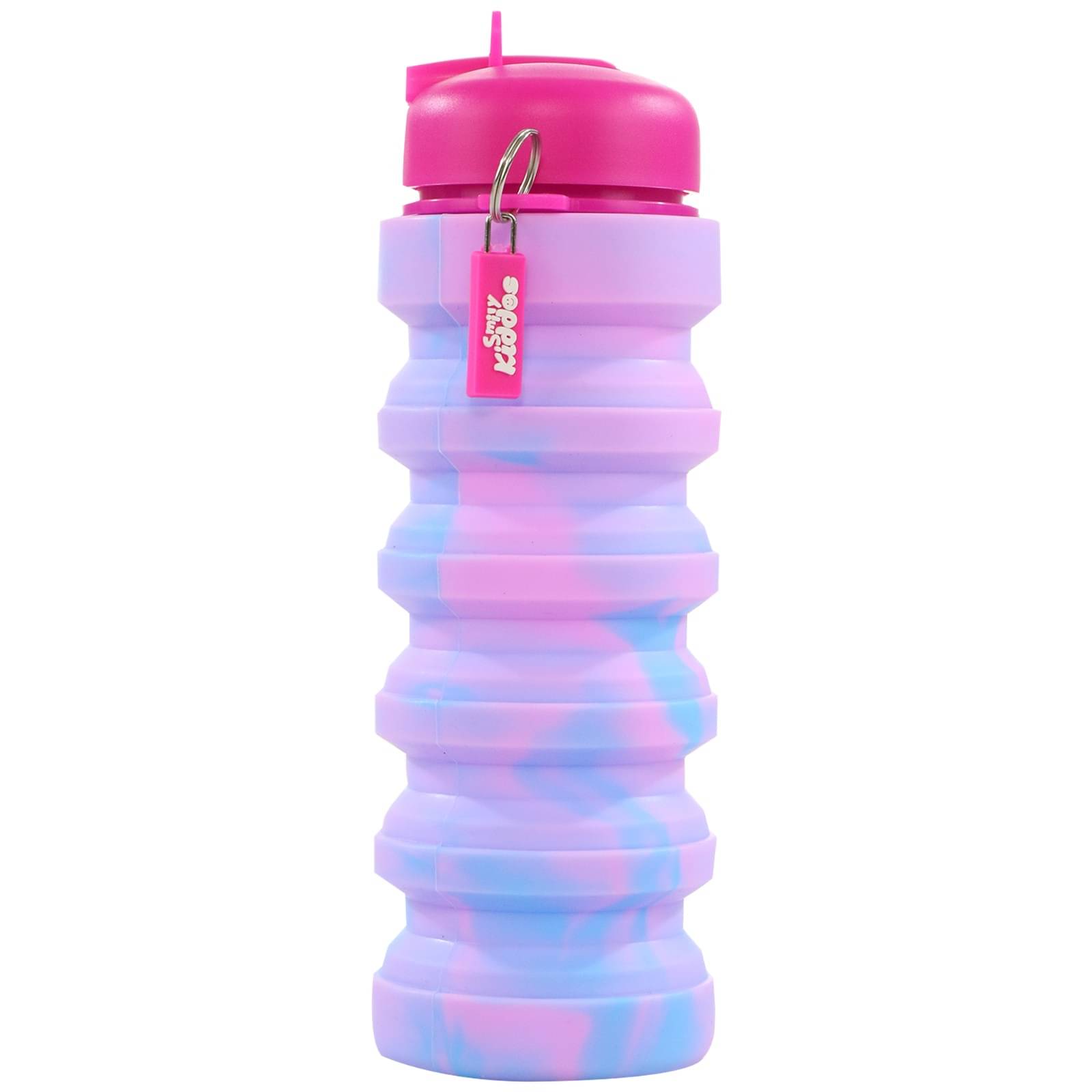     			Smily Kiddos Silicone Expandable Bottle - Magenta