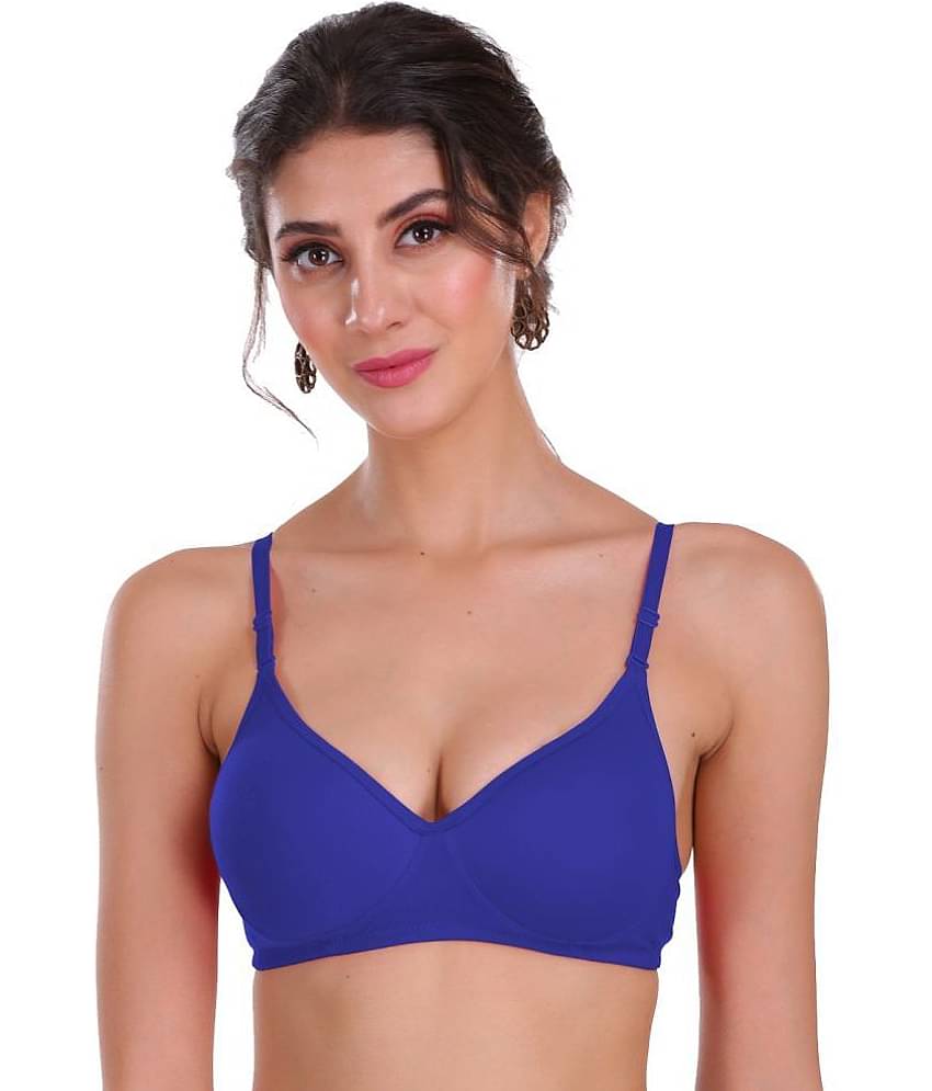 Softskin Pack of 3 Cotton Blend Heavily Padded Women's Everyday Bra ( Multicolor )