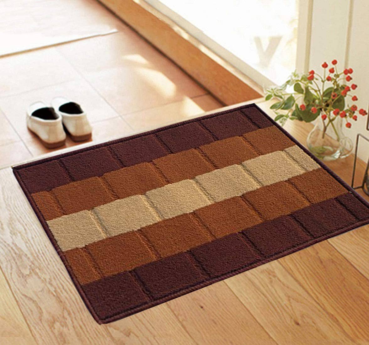 Status Brown Single Anti-skid Door Mat - ( 40 X 60cm )
