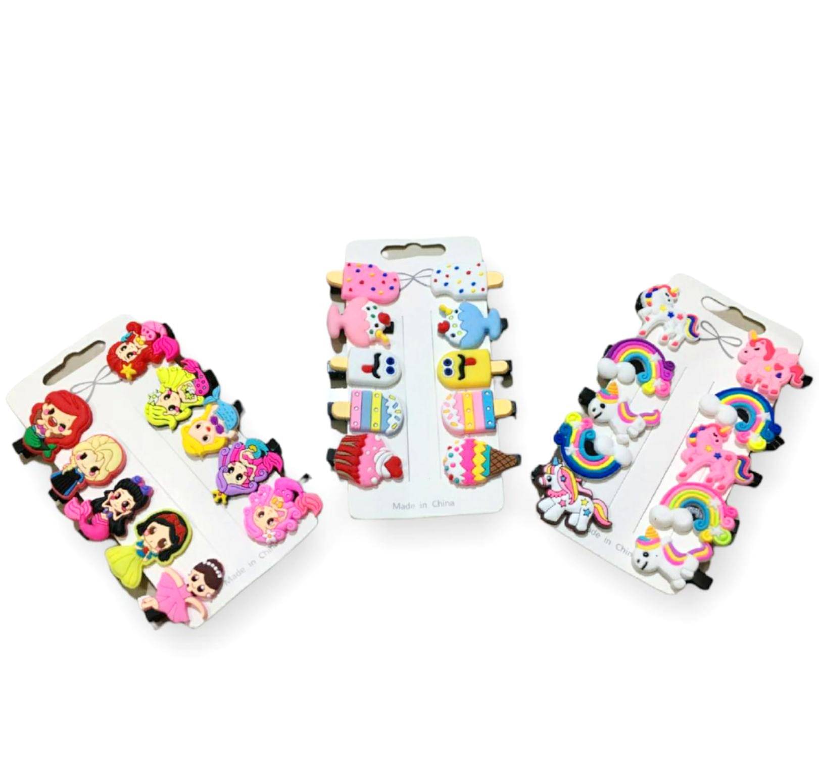 thriftkart - 30pcs Rainbow Unicorn/ Ice Cream/ Cartoon Family Hair Clips Set Baby Hairpin For Kids Girls Toddler Barrettes Hair Accessories Designer (Multicolor)     			thriftkart - 30pcs Rainbow Unicorn/ Ice Cream/ Cartoon Family Hair Clips Set Baby Hairpin For Kids Girls Toddler Barrettes Hair Accessories Designer (Multicolor)