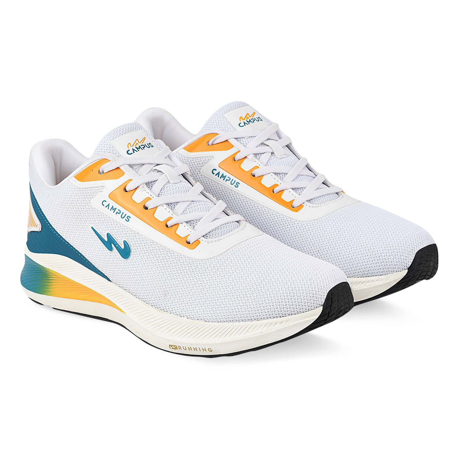     			Campus CAMP KRIPTO White  Men's Sports Running Shoes