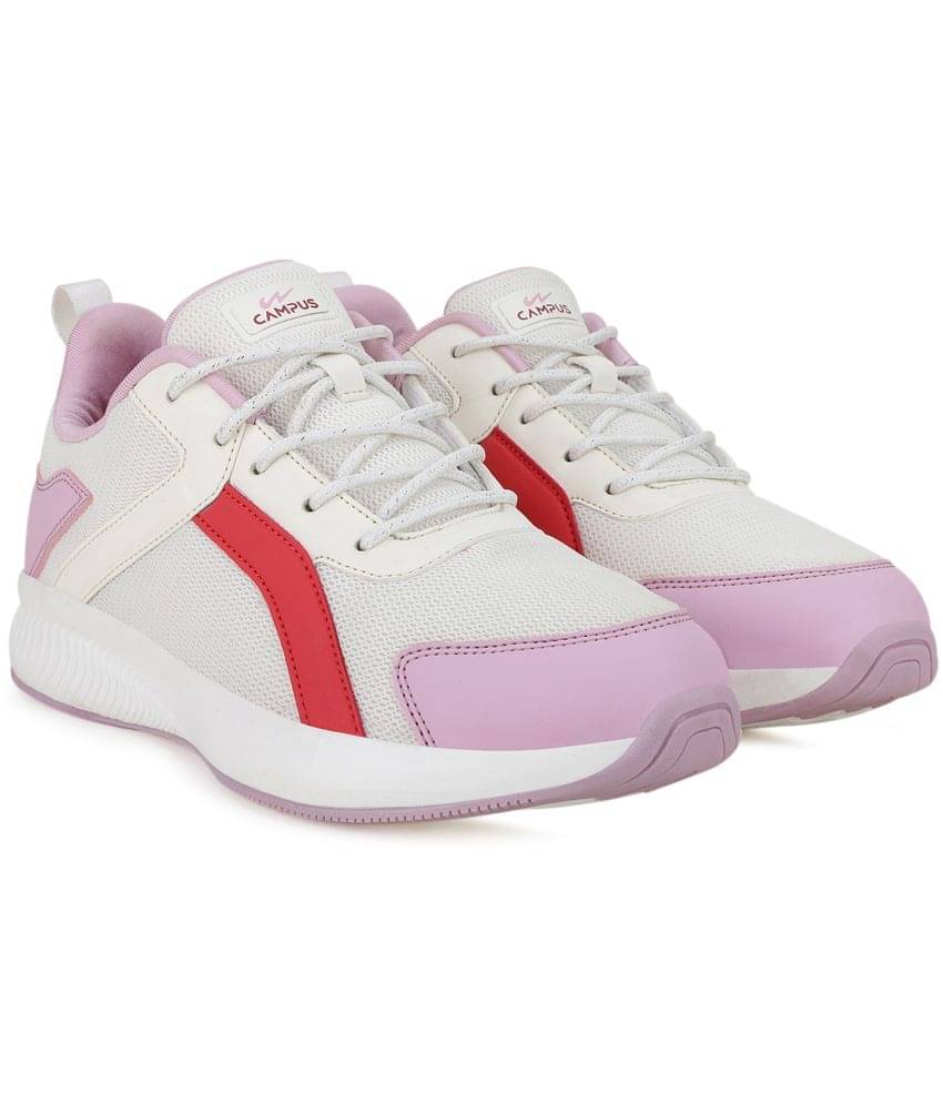     			Campus - White Women's Running Shoes
