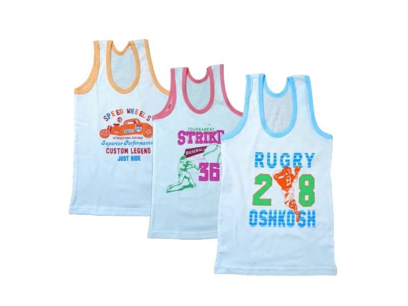 DAYAKU Pack of 3 Boys 100% Cotton ( White ) - Nightwear & Loungewear | Buy online on ZillyBuy
