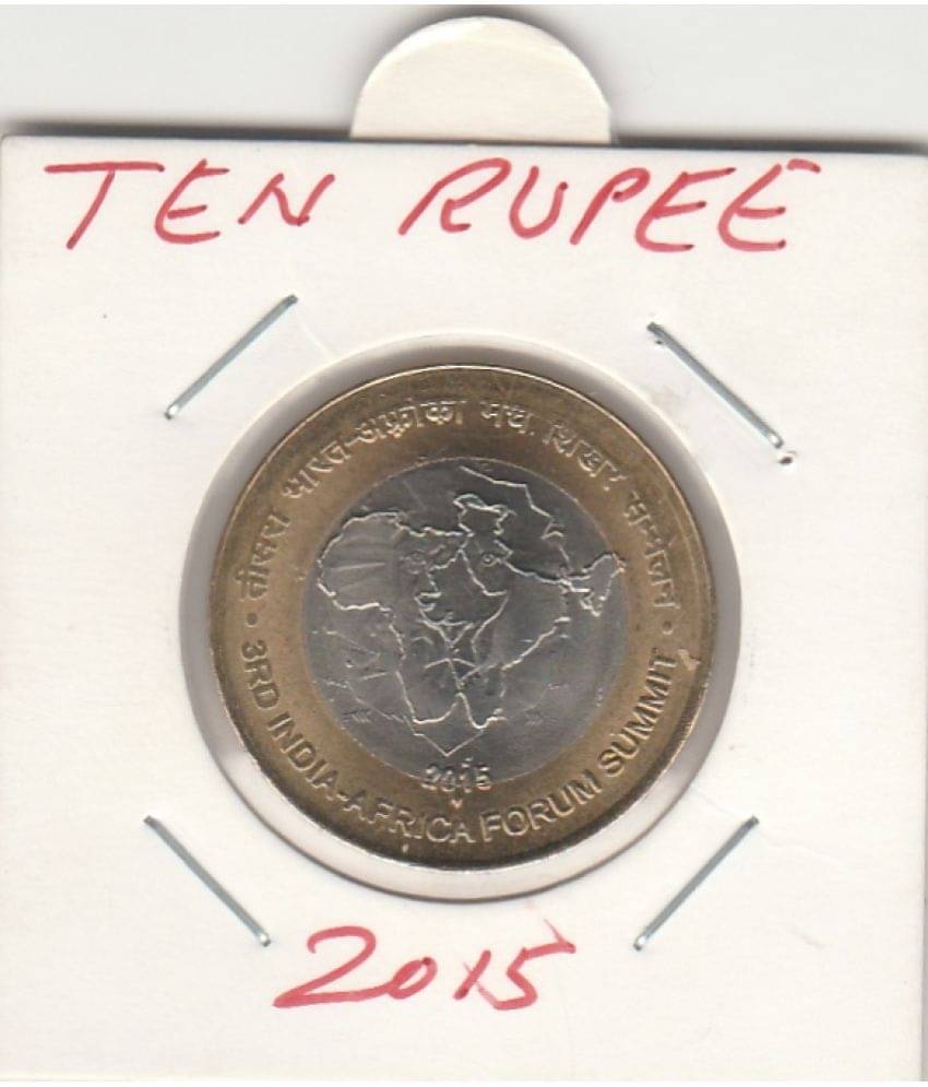 NUMISMATTECLY RARE AND COLLECTIBLE -TEN RUPEE -3RD INDIA-AFRICA FORUM SUMMIT-BI-METALIC.YEAR-2015- IN EXTRA FINE TO UNC CONDITION HIGHLY COLLECTIBLE ,WIGHT-7.71-GRAMS PER C01N. NUMISMATTECLY RARE AND COLLECTIBLE -TEN RUPEE -3RD INDIA-AFRICA FORUM SUMMIT-BI-METALIC.YEAR-2015- IN EXTRA FINE TO UNC CONDITION HIGHLY COLLECTIBLE ,WIGHT-7.71-GRAMS PER C01N.
