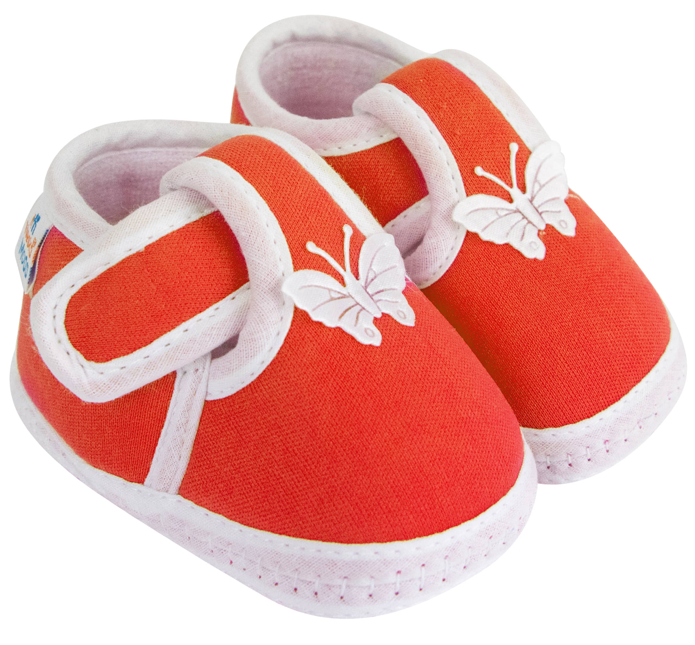 Neska Moda Baby Boys & Baby Girls Butterfly Velcro Cotton Booties For 12 to 24 Months (Red) - Casual Shoes | Buy online on ZillyBuy