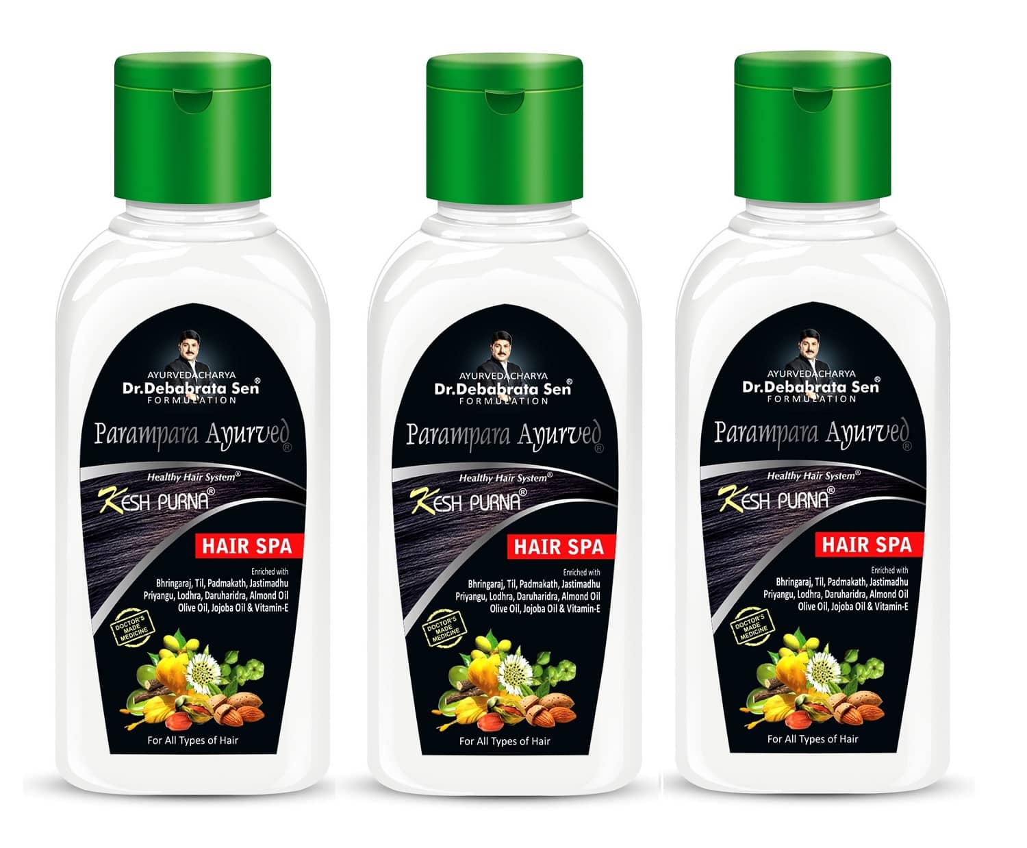 Parampara Ayurved Keshpurna Hair Spa Deep Conditioner 100 mL Pack of 3