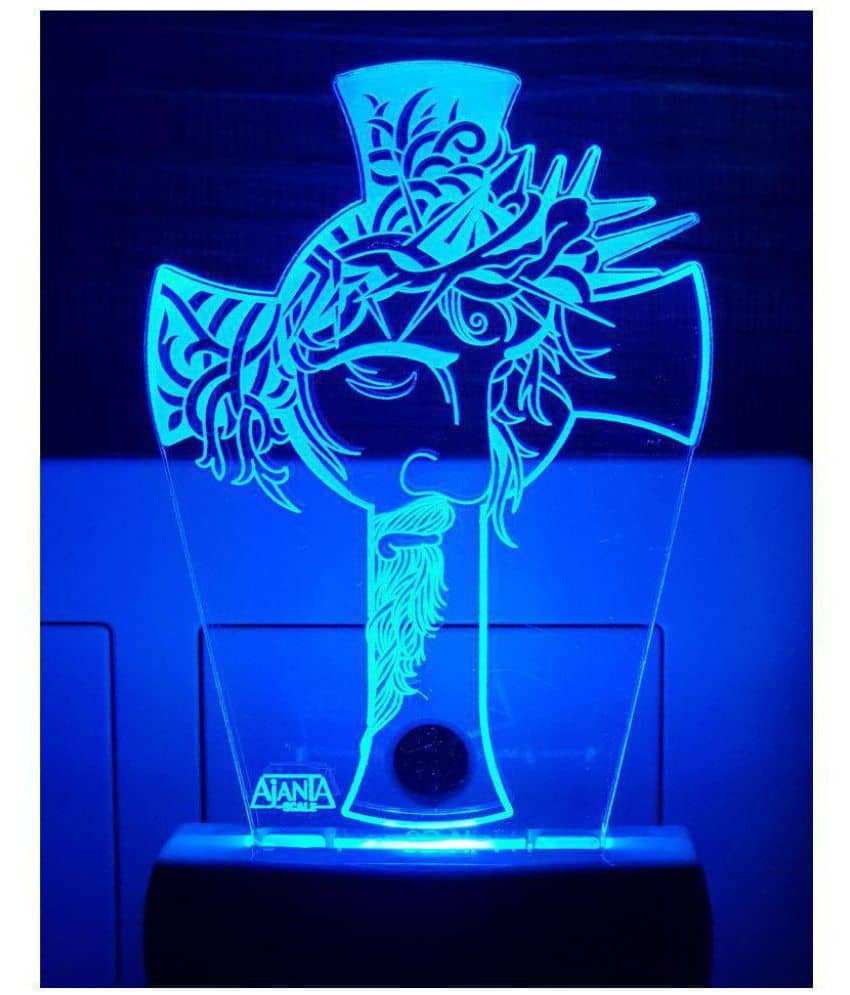 SUPER AJANTA JESUS 2091 Night Lamp Multi - Pack of 1 - Electricals | Buy online on ZillyBuy