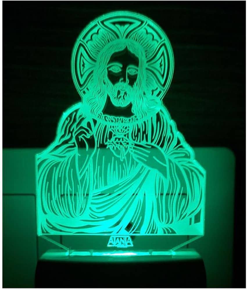 SUPER AJANTA JESUS 2093 Night Lamp Multi - Pack of 1 - Electricals | Buy online on ZillyBuy