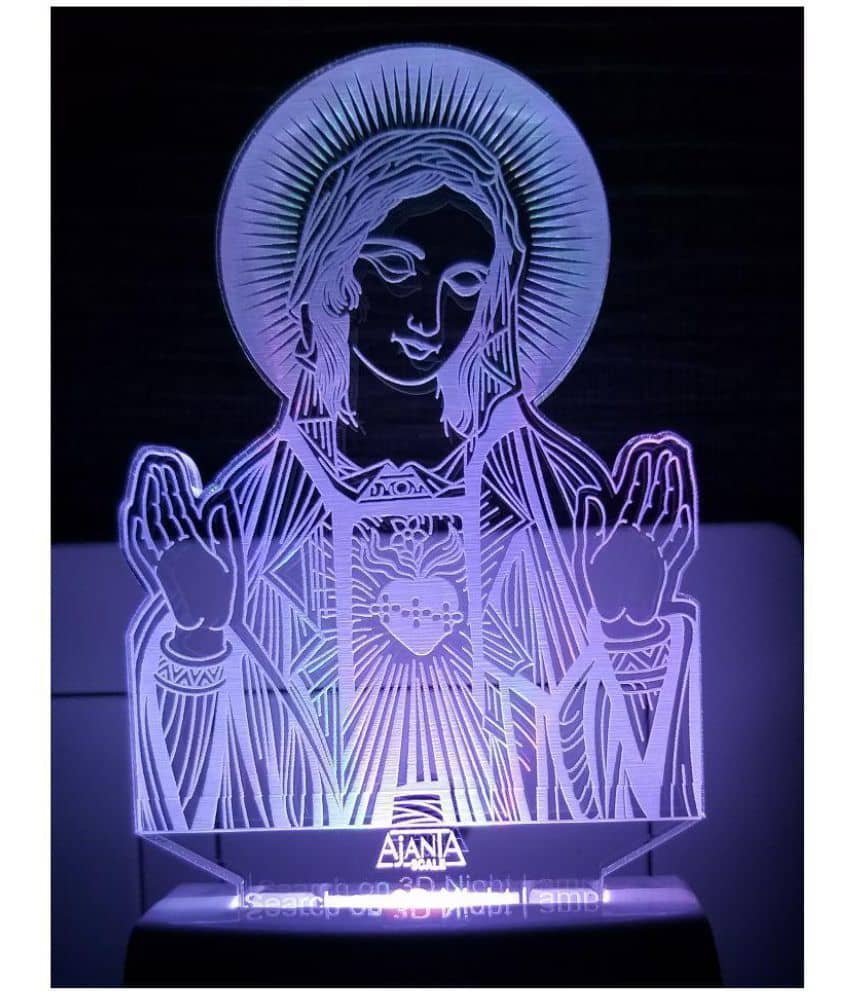 SUPERAJANTA JESUS 2101 Night Lamp Multi - Pack of 1