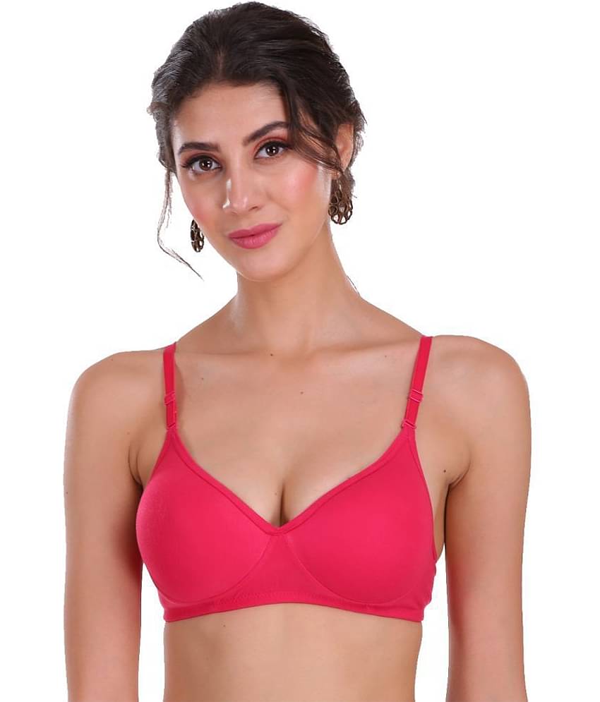 Softskin Pack of 3 Cotton Blend Heavily Padded Women's Everyday Bra ( Multicolor )
