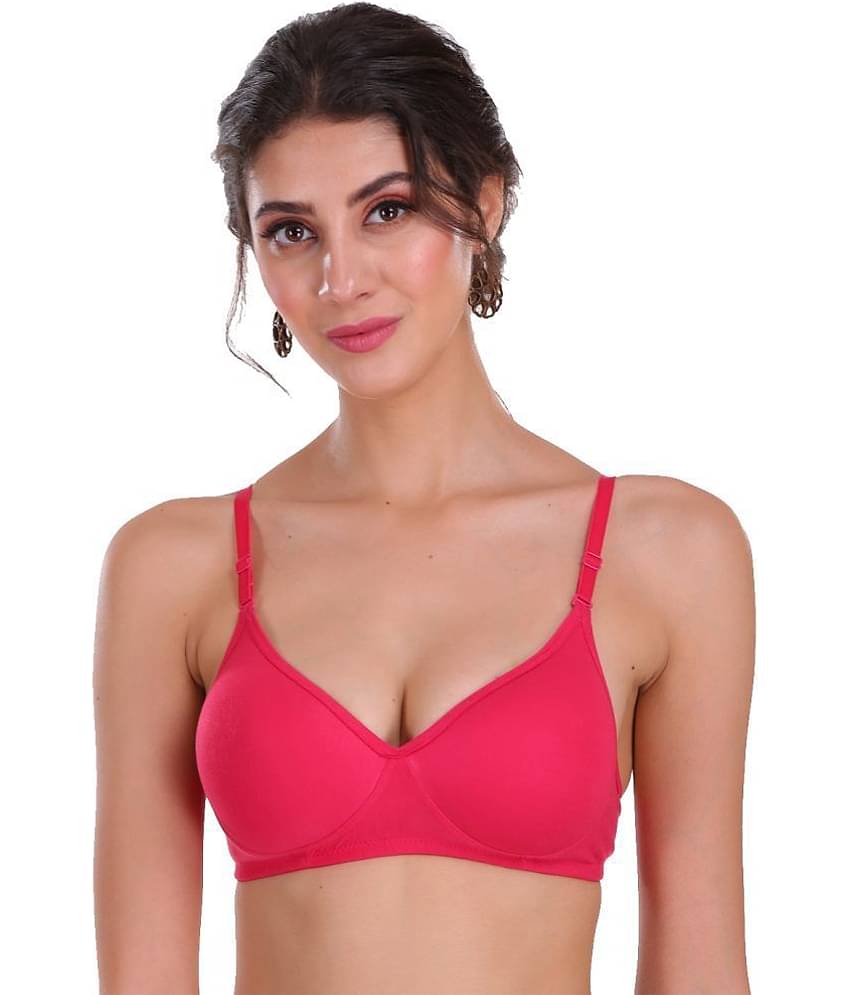Softskin Pack of 3 Cotton Blend Heavily Padded Women's Everyday Bra ( Multicolor )