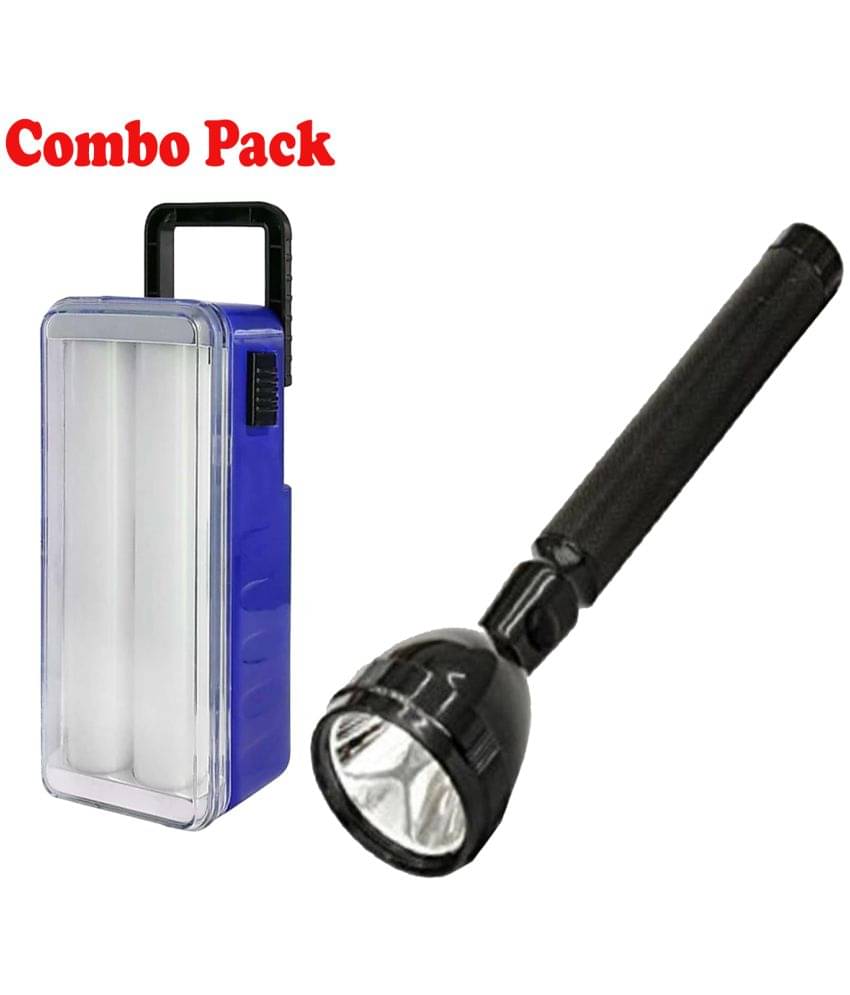     			Stylopunk 2W Flashlight Torch TE28 Emergency Light - Pack of 2