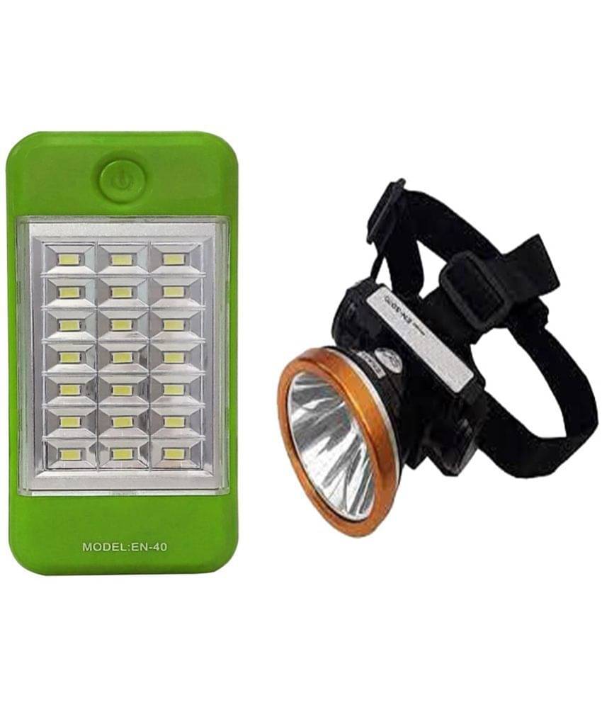 Stylopunk 7W Flashlight Torch Head lamp HE02 - Pack of 2 Stylopunk 7W Flashlight Torch Head lamp HE02 - Pack of 2