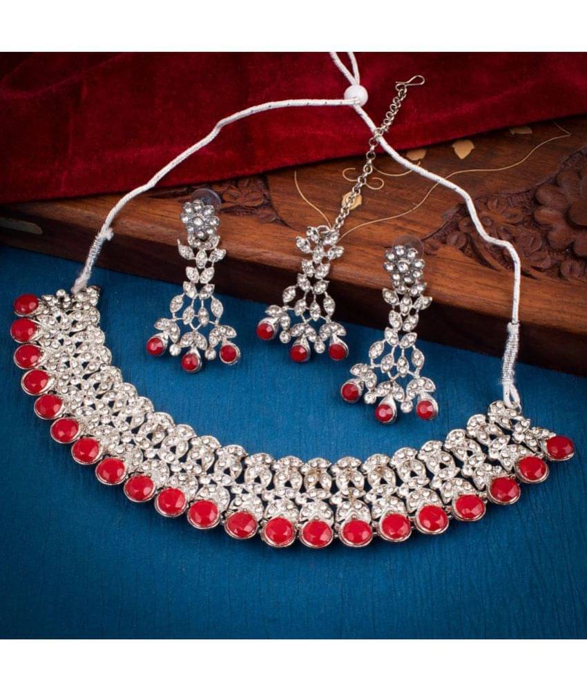     			Sukkhi Brass Multi Color Traditional Necklaces Set Collar