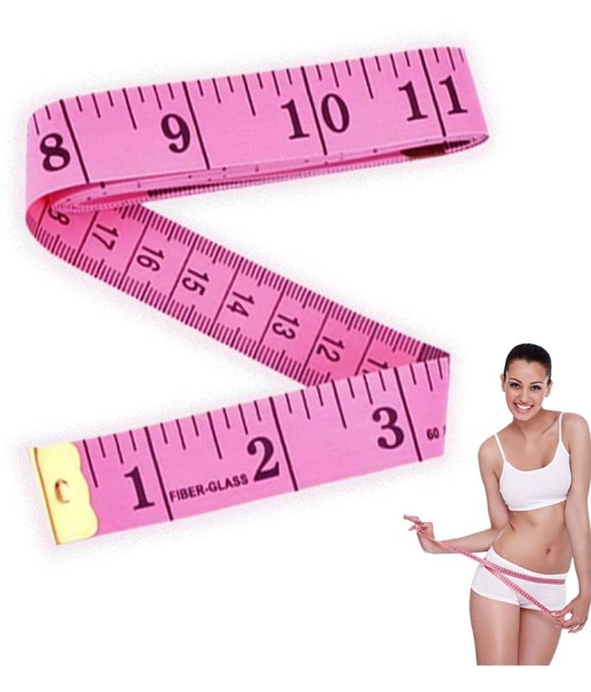     			Tape Measure, Measuring Tape for Body Weight Loss Fabric Sewing Tailor Cloth Measurement Craft Supplies, 60-Inch Soft Double Scale Ruler, 1-Pack