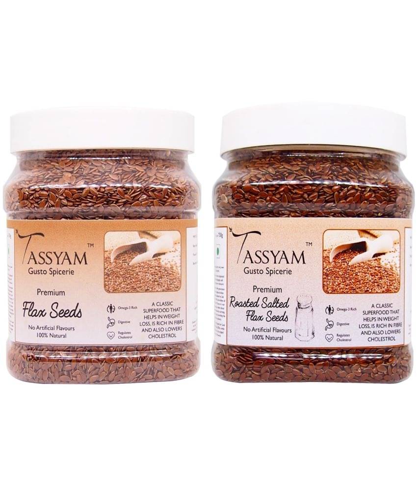 Tassyam Flax Seeds 1350 g Pack of 2 Tassyam Flax Seeds 1350 g Pack of 2