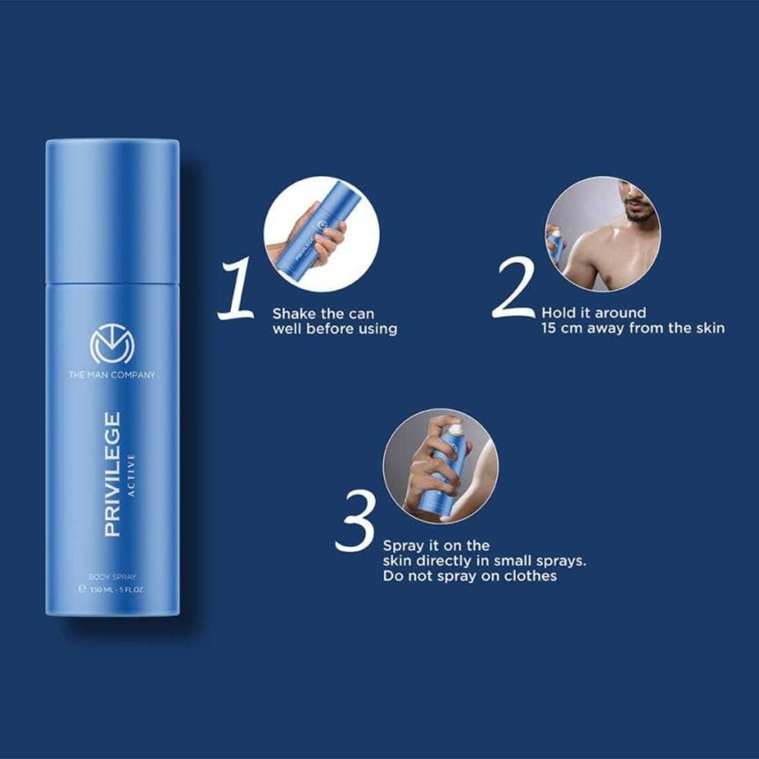 The Man Company - Deodorant Spray for Men 150 ml ( Pack of 1 )