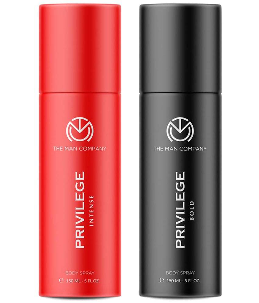     			The Man Company Privilege Deodorants for Men - Legend & Bold| Premium Fragrance Body Spray | Long-Lasting Smell | Everyday Use Deo - (150ml* 2)