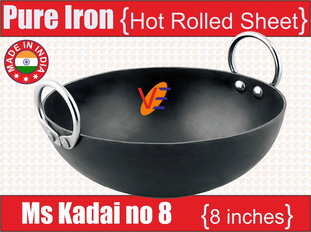 Veer 8 no Ms Deep Kadhai 1000 mL Veer 8 no Ms Deep Kadhai 1000 mL