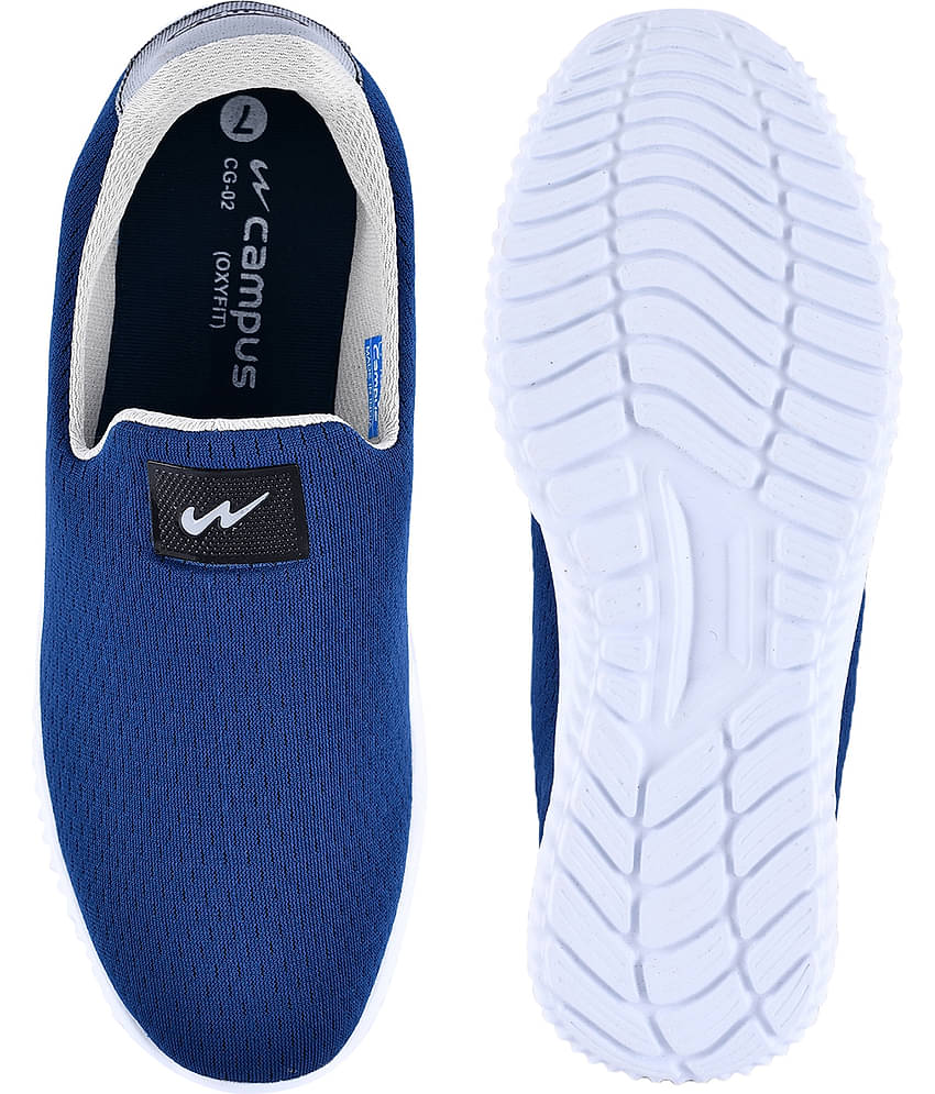 Campus Oxyfit (N) - Black Men's Slip-on Shoes