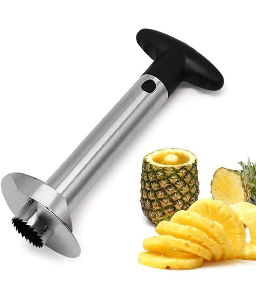 Combo of Pineapple Slicer and silicone oil brush Multicolor Pinapple Corer 1 Pc Combo of Pineapple Slicer and silicone oil brush Multicolor Pinapple Corer 1 Pc