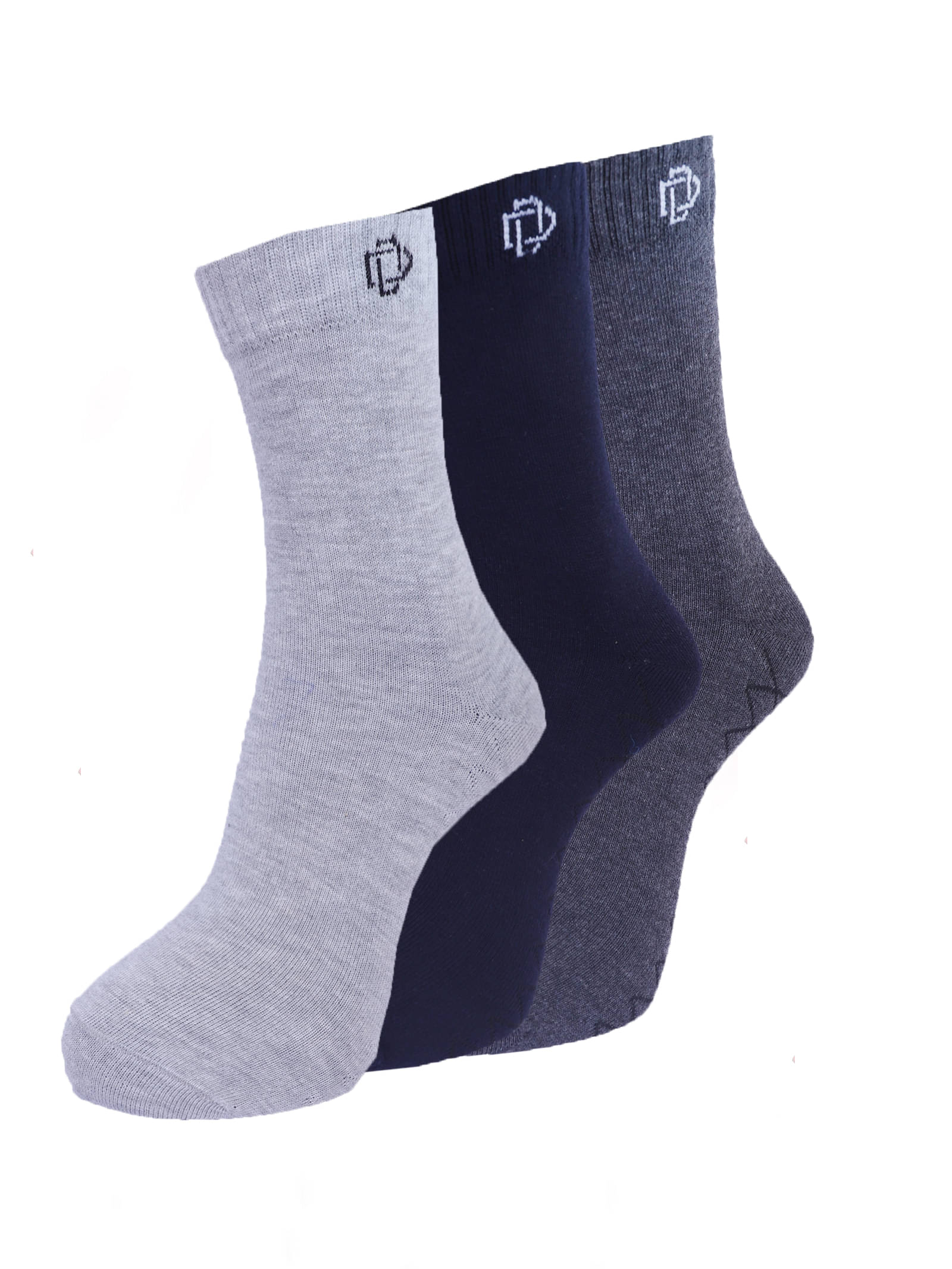 Dollar - Cotton Blend Multicolor Men's Full Length Socks ( Pack of 3 ) Dollar - Cotton Blend Multicolor Men's Full Length Socks ( Pack of 3 )