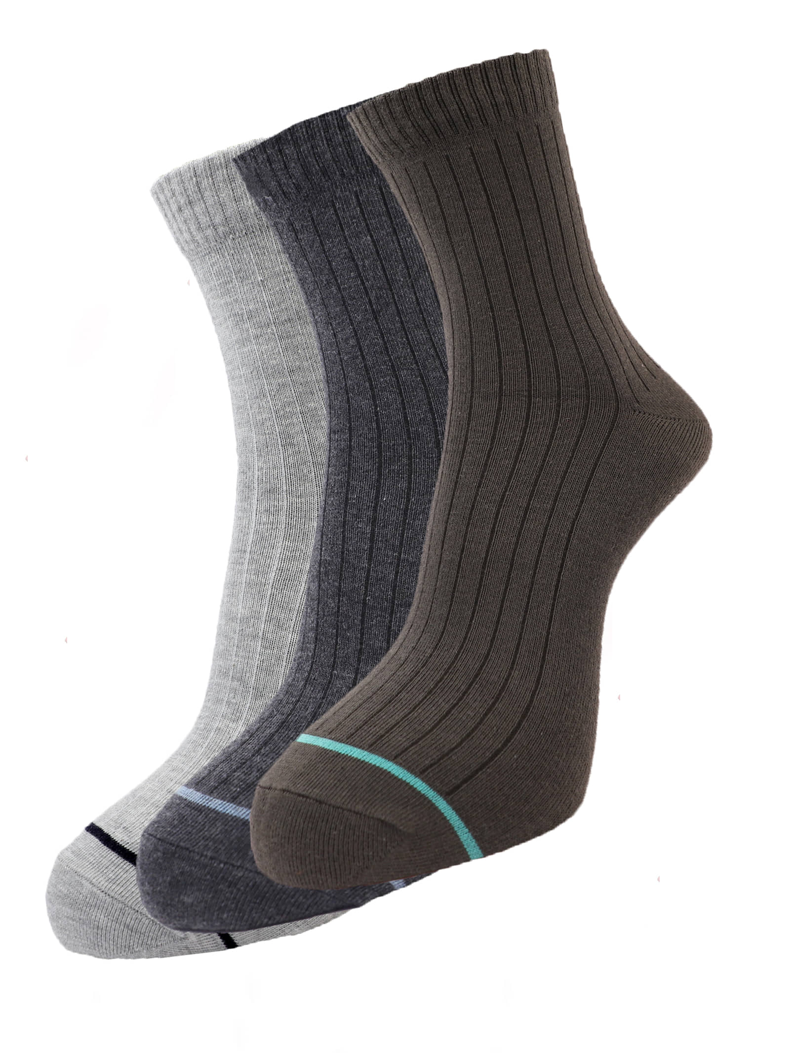 Dollar - Cotton Blend Multicolor Men's Full Length Socks ( Pack of 3 ) - Socks | Buy online on ZillyBuy