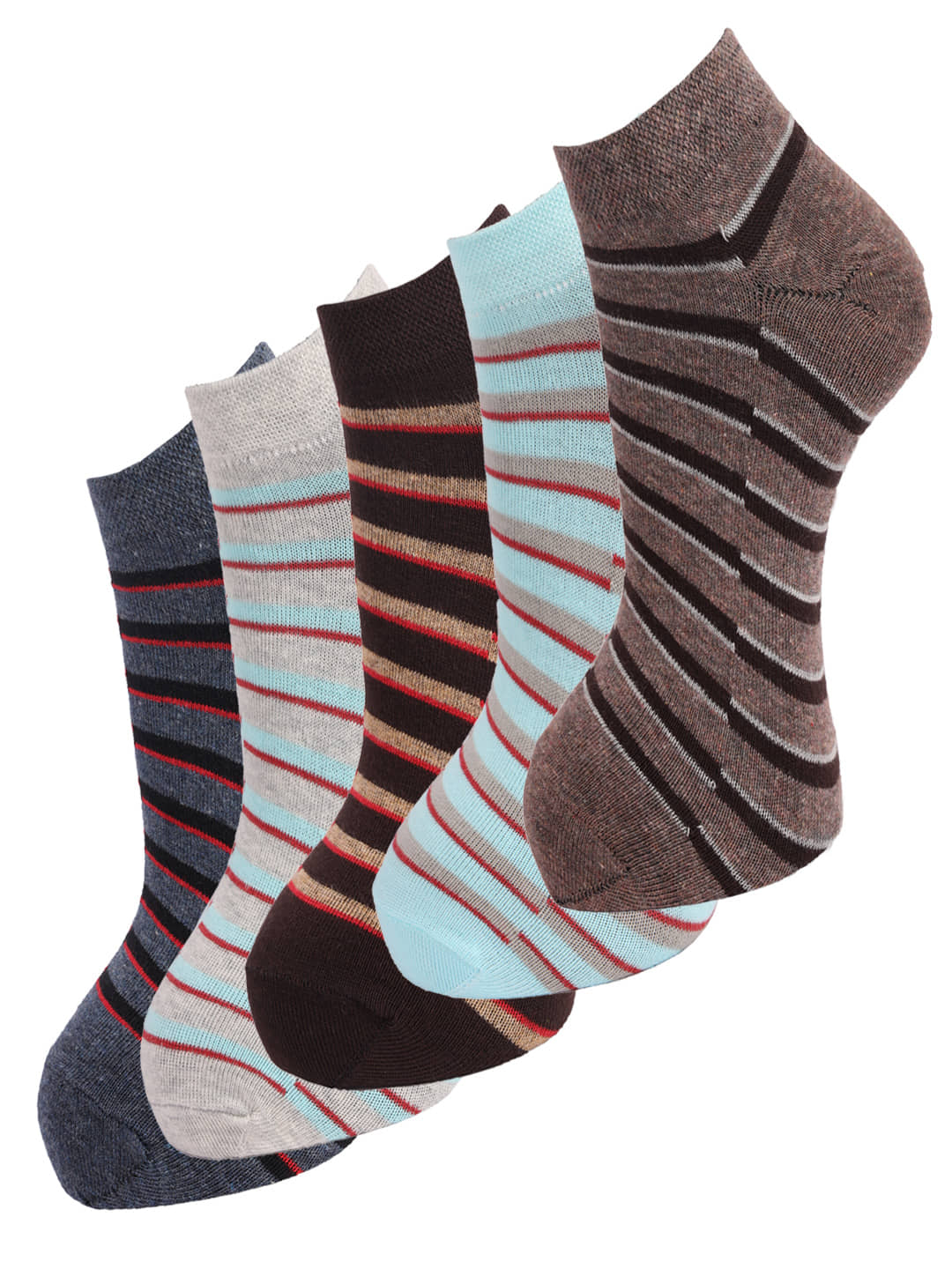 Dollar - Cotton Blend Multicolor Men's Ankle Length Socks ( Pack of 5 ) - Socks | Buy online on ZillyBuy