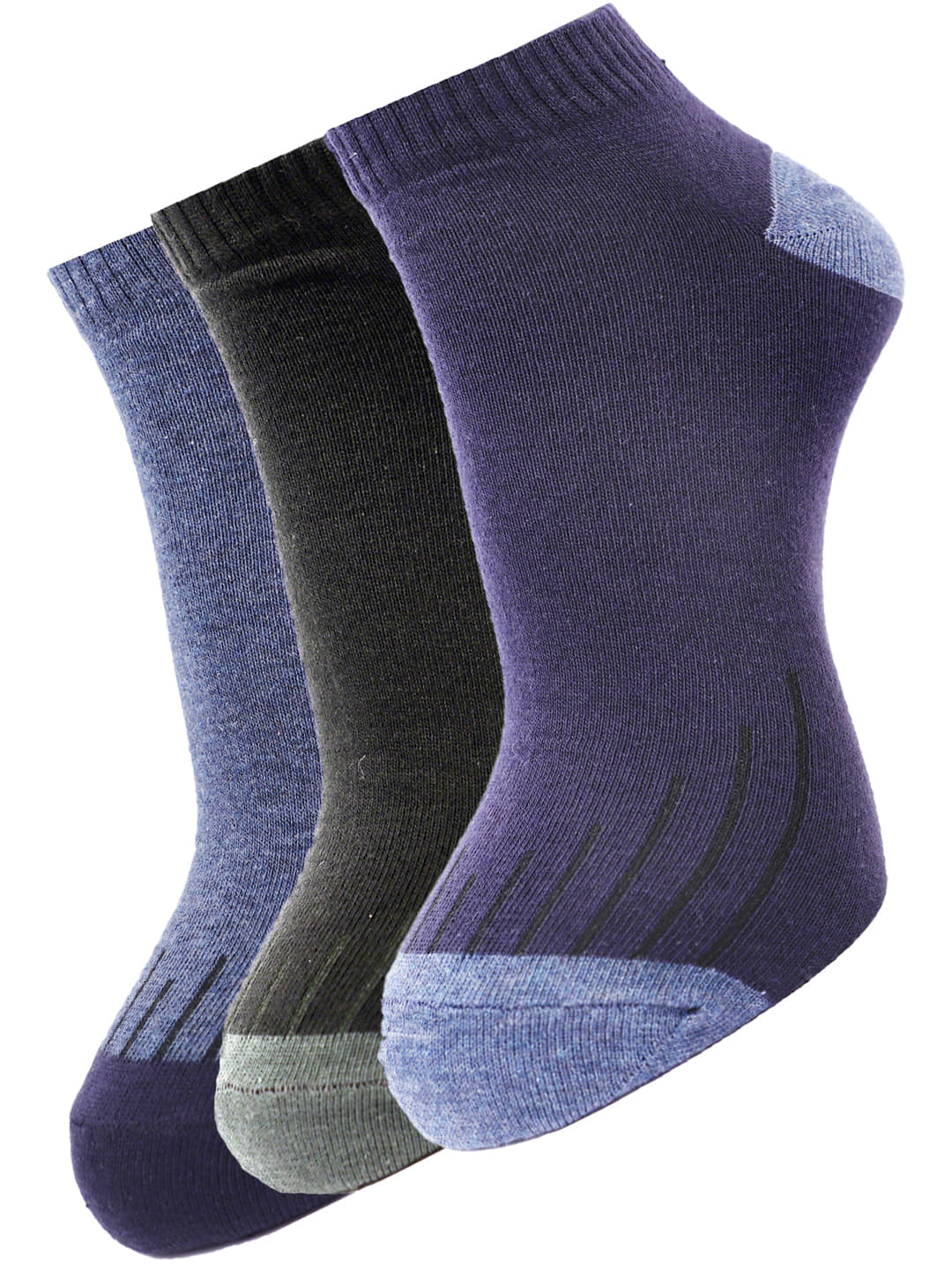Dollar - Cotton Blend Multicolor Men's Ankle Length Socks ( Pack of 3 ) - Socks | Buy online on ZillyBuy
