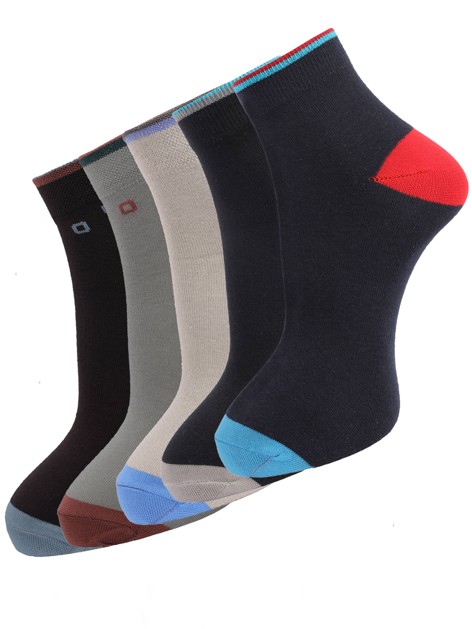 Dollar - Cotton Blend Multicolor Men's Ankle Length Socks ( Pack of 5 )     			Dollar - Cotton Blend Multicolor Men's Ankle Length Socks ( Pack of 5 )