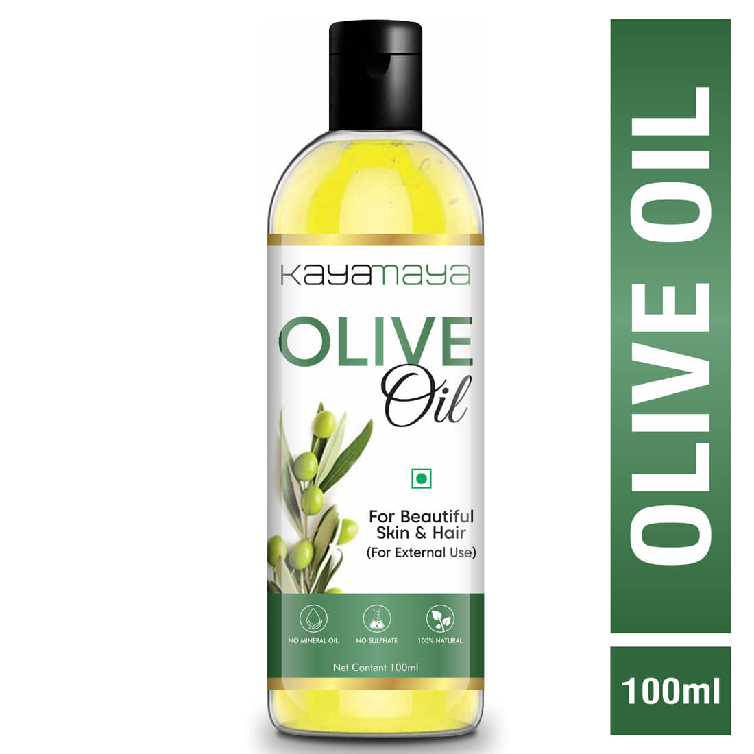 Kayamaya Pure Olive Oil for Skin, Hair & Body 100 mL