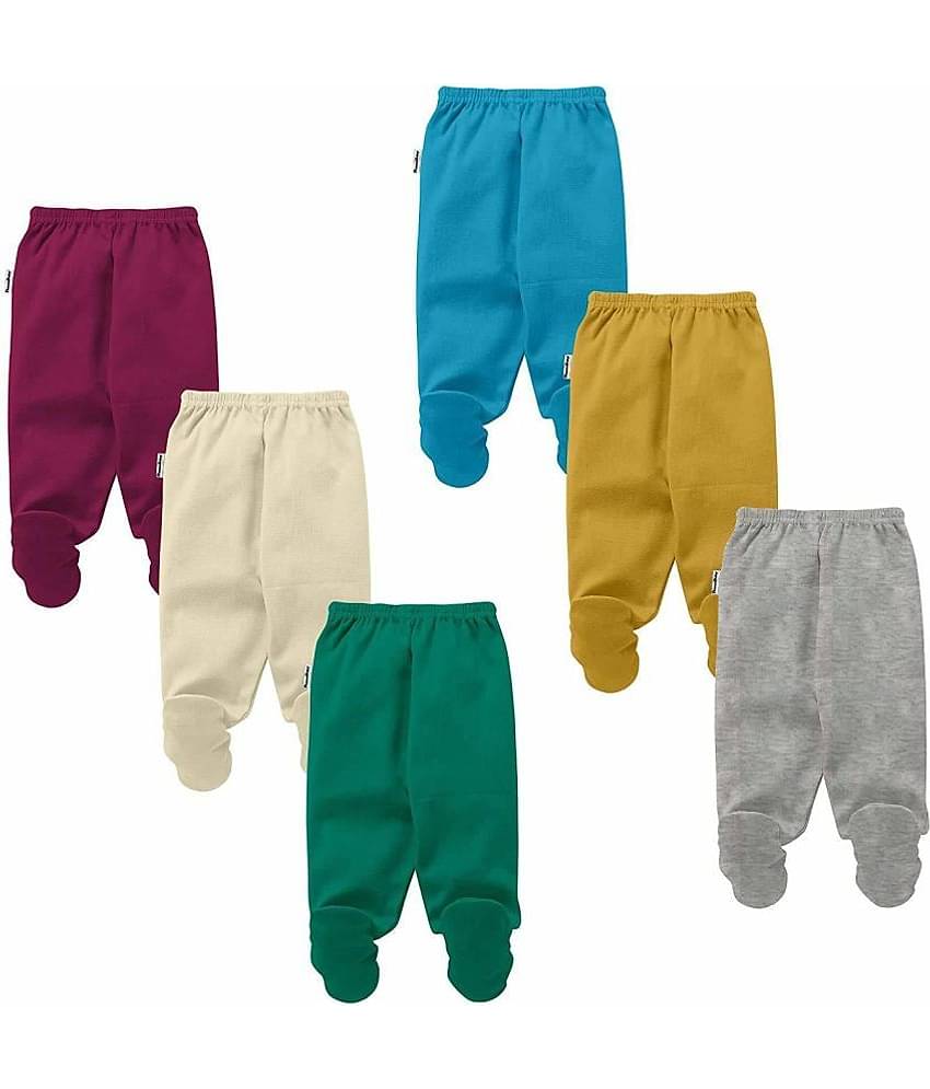 NammaBaby Pack of 6 Baby Boys Cotton Blend Pyjama ( Multi Color )