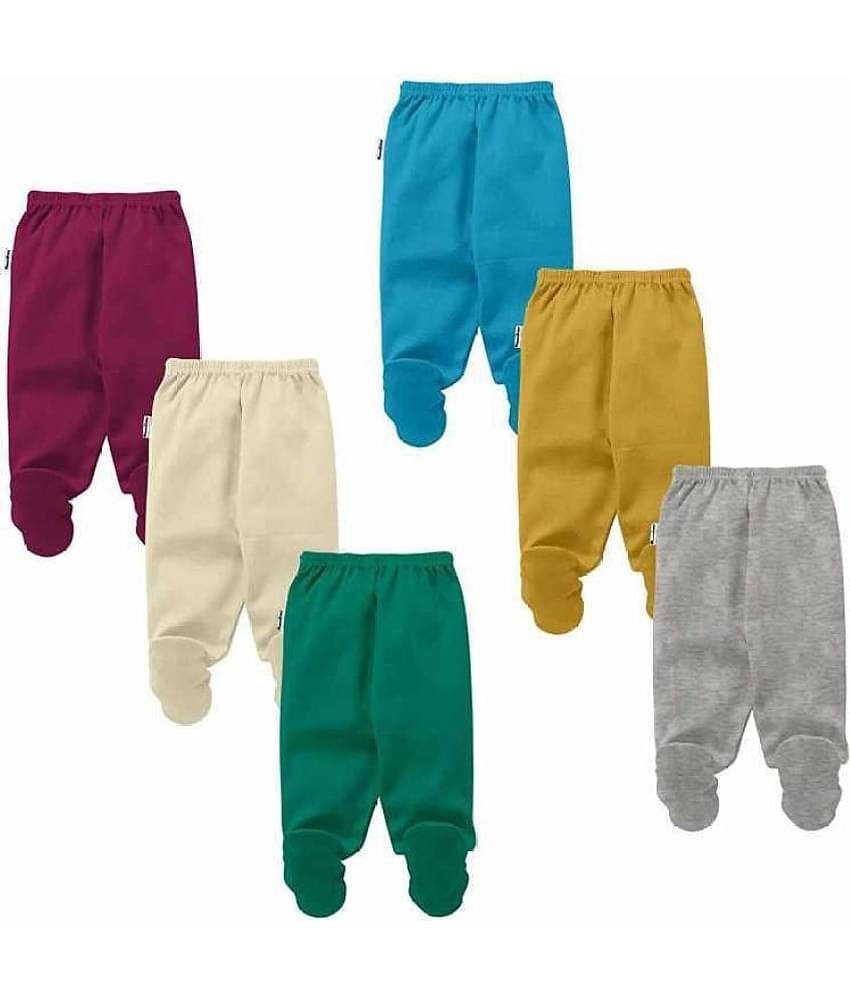 NammaBaby Pack of 6 Baby Boys Cotton Blend Pyjama ( Multi Color )