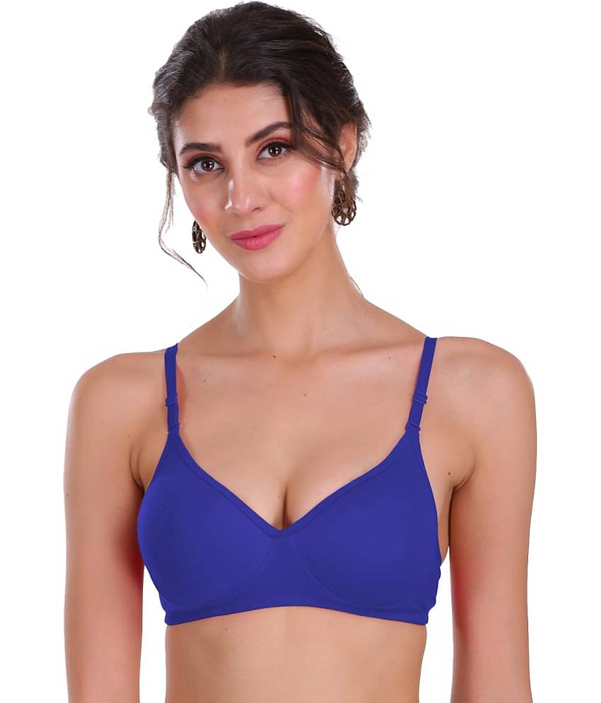 Softskin Pack of 3 Cotton Blend Heavily Padded Women's Everyday Bra ( Multicolor )