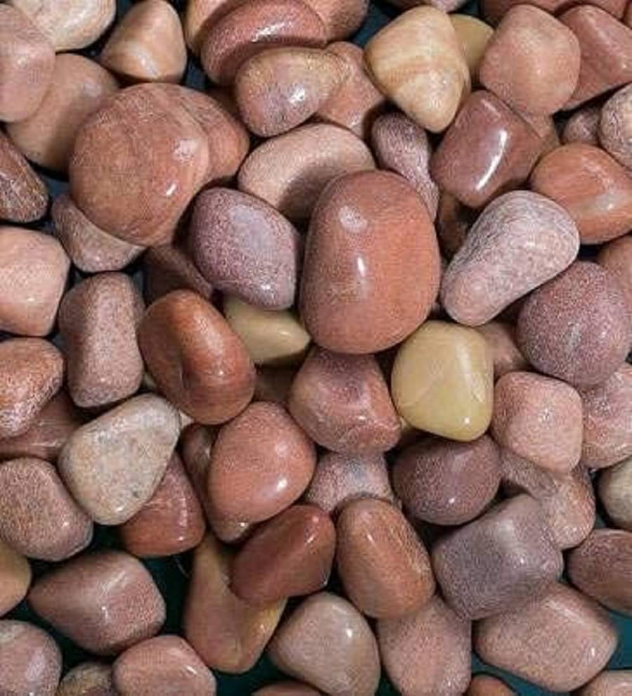     			VANNEF Stone Light Brown Pebbles & Garden Stones for Outdoor Indoor Pathway (Light Brown, 500GM)