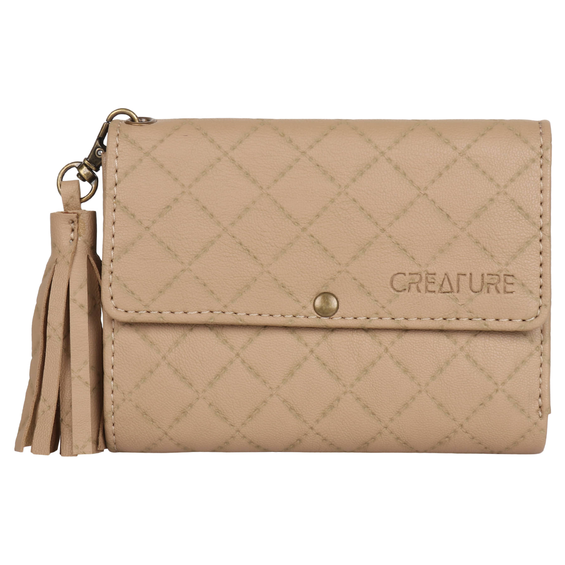     			Creature Khaki Pure Leather Handheld