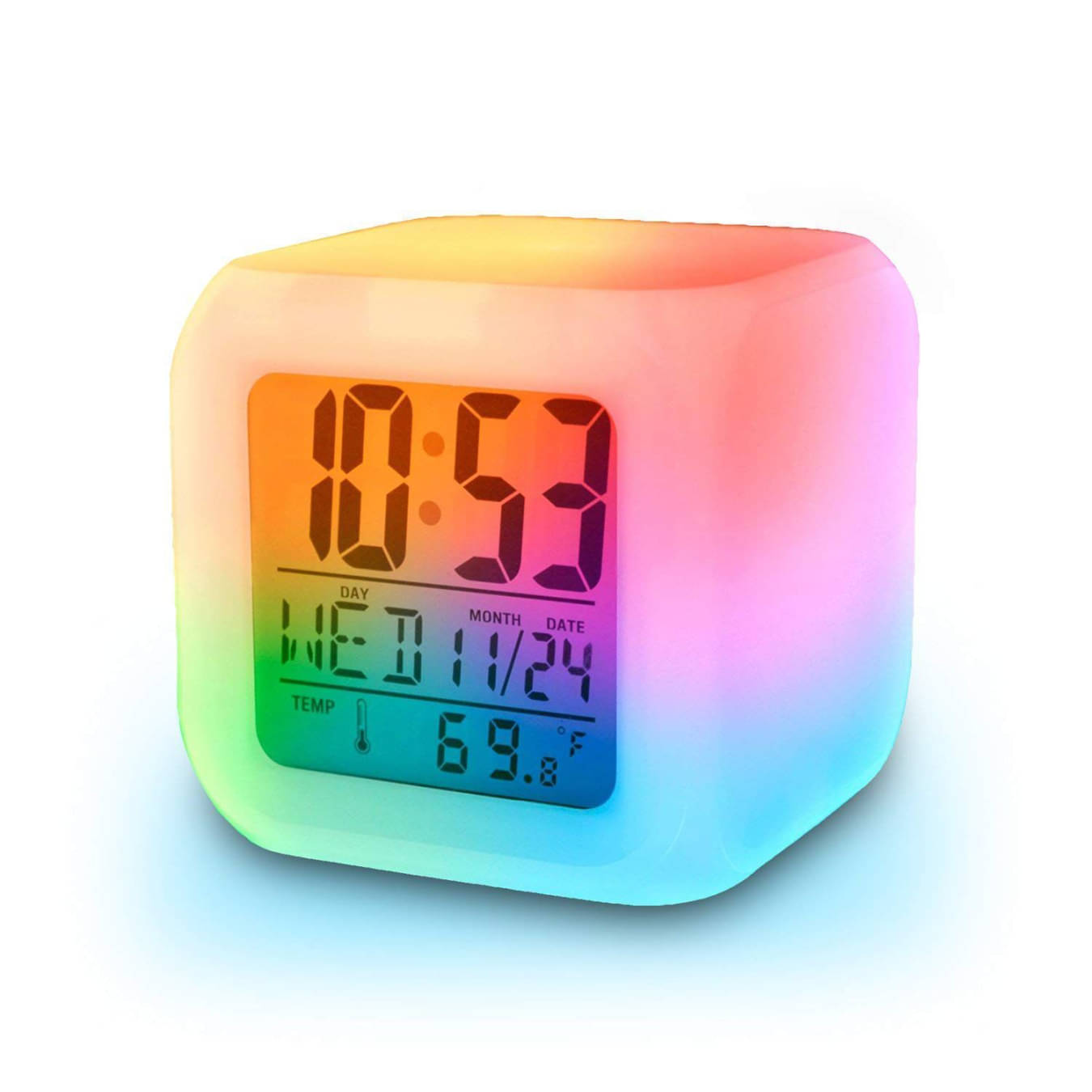 FSN Digital Color Changing, LED Lamps Lightings Night Lamp Table Alarm Clock - Pack of 1 FSN Digital Color Changing, LED Lamps Lightings Night Lamp Table Alarm Clock - Pack of 1