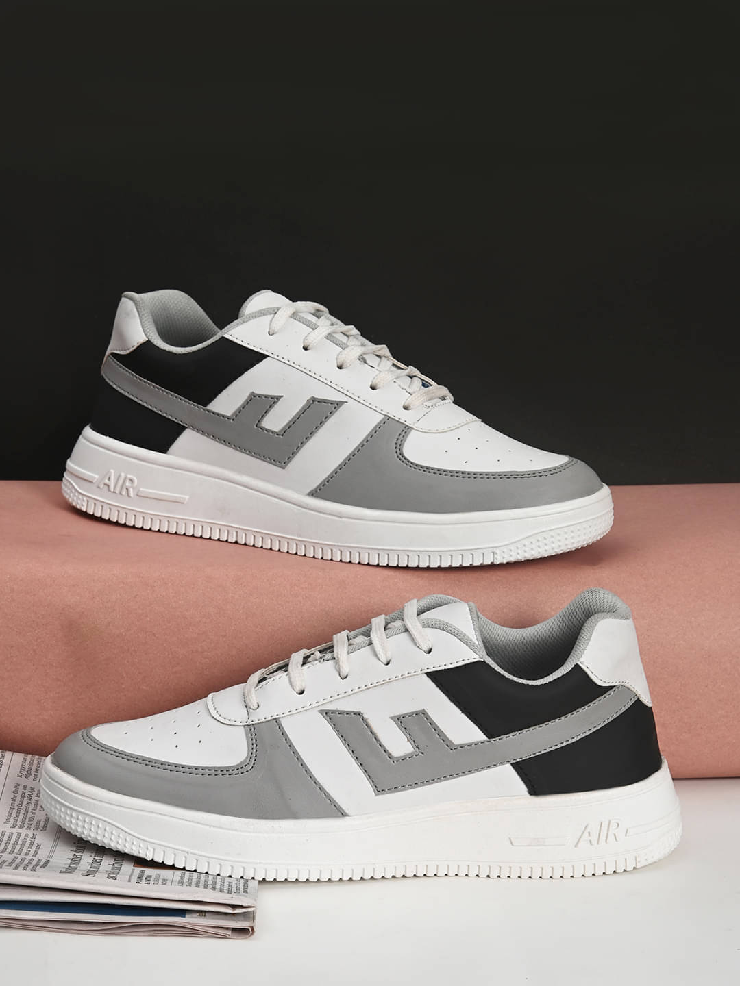    			Fashion Victim - White Men's Sneakers