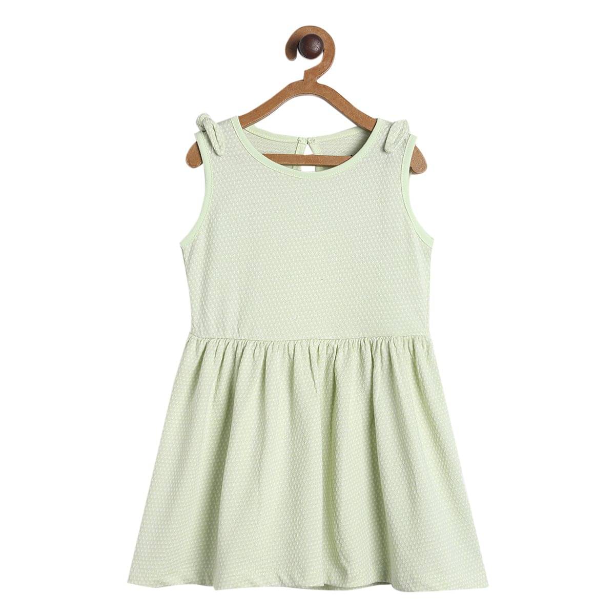     			MINI KLUB Pack of 1 Baby Girls 100% Cotton Dress ( Green )