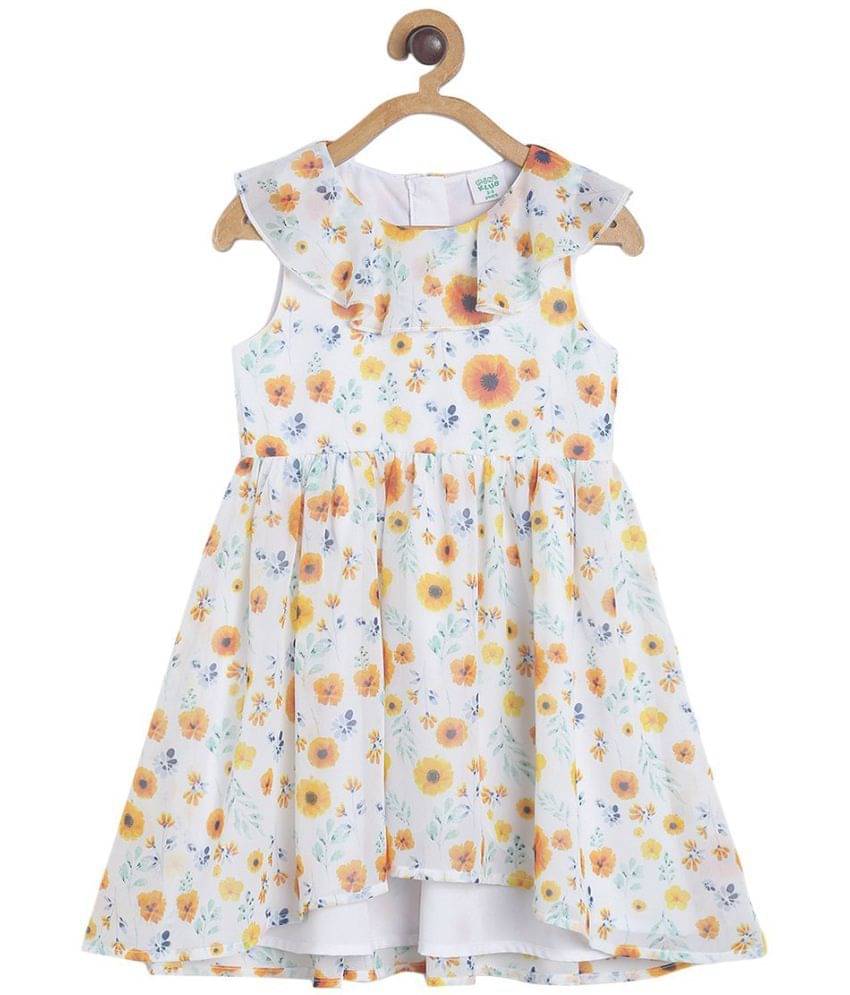     			MINI KLUB Pack of 1 Baby Girls Polyester Dress ( Multicolor )