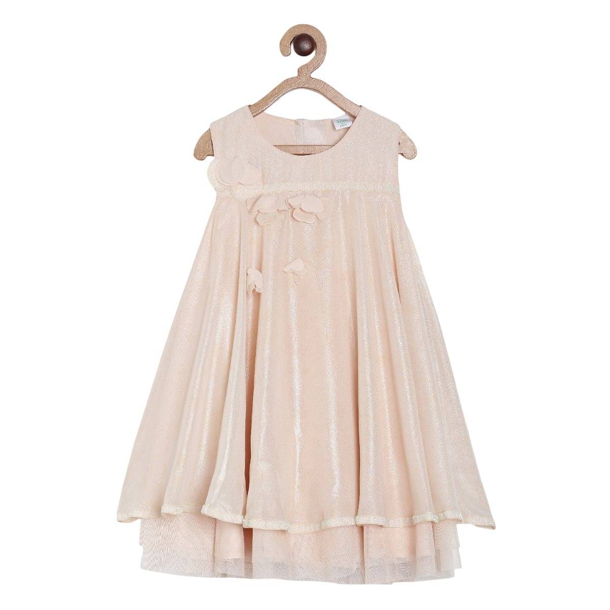     			MINI KLUB Pack of 1 Baby Girls Polyester Dress ( Multicolor )