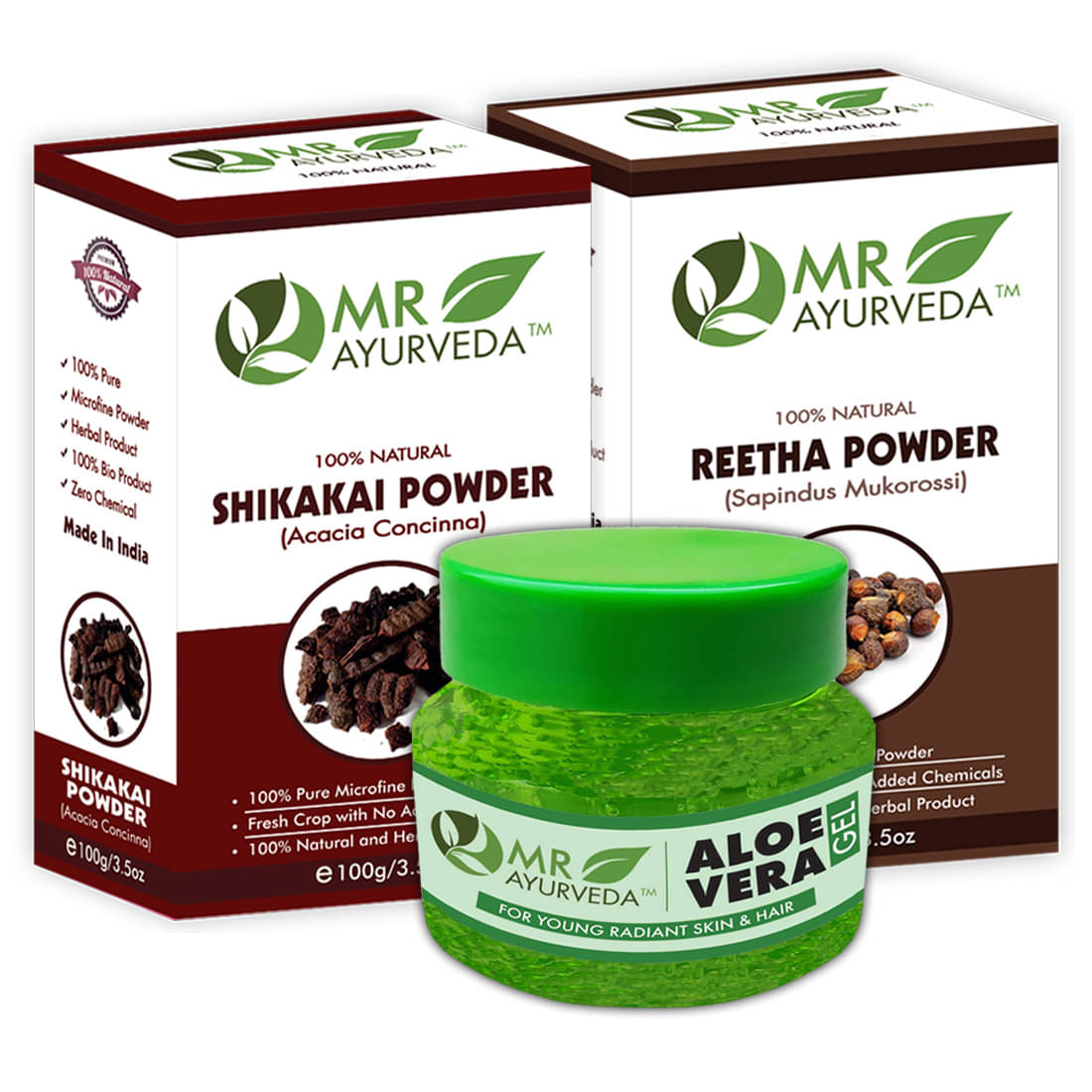 MR Ayurveda Aloe Vera Gel, Shikakai & Reetha Powder Hair Mask 300 g MR Ayurveda Aloe Vera Gel, Shikakai & Reetha Powder Hair Mask 300 g