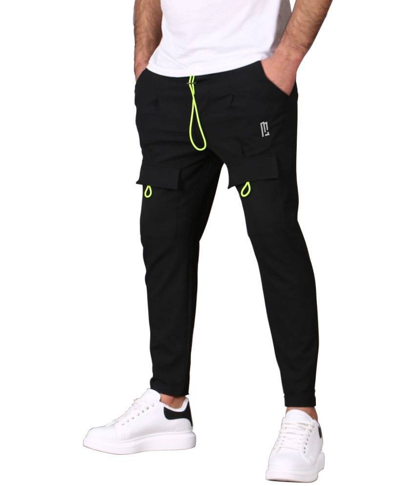     			Maniac - Polyester Black Men's Trackpants ( Single Pack )