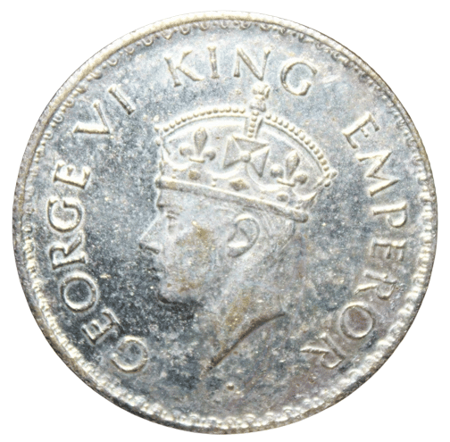     			One Rupee 1938 - 6th King George Fancy British India Rare Old Coin For Collection