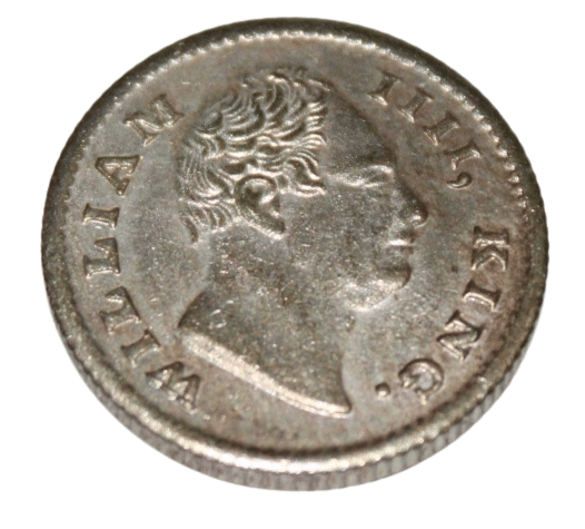     			William IIII - 1/4 Rupee 1835 - British India Rare old Collectible Coin