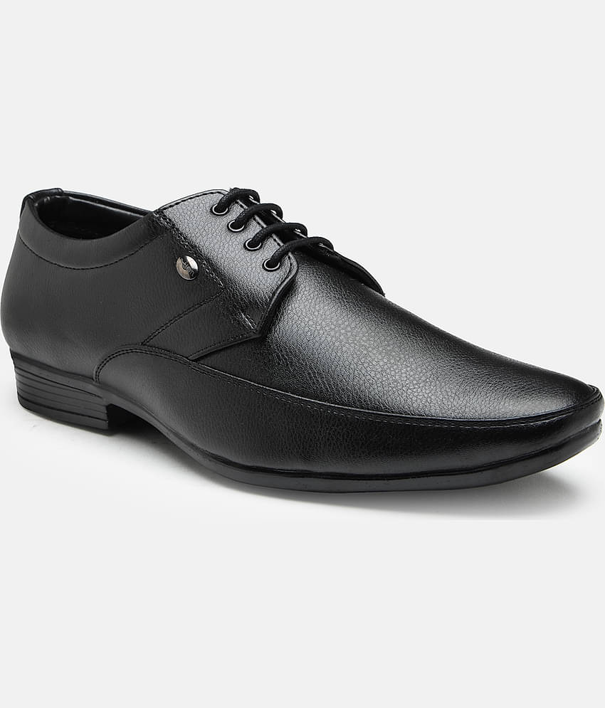 Action - Black Men's Derby Formal Shoes