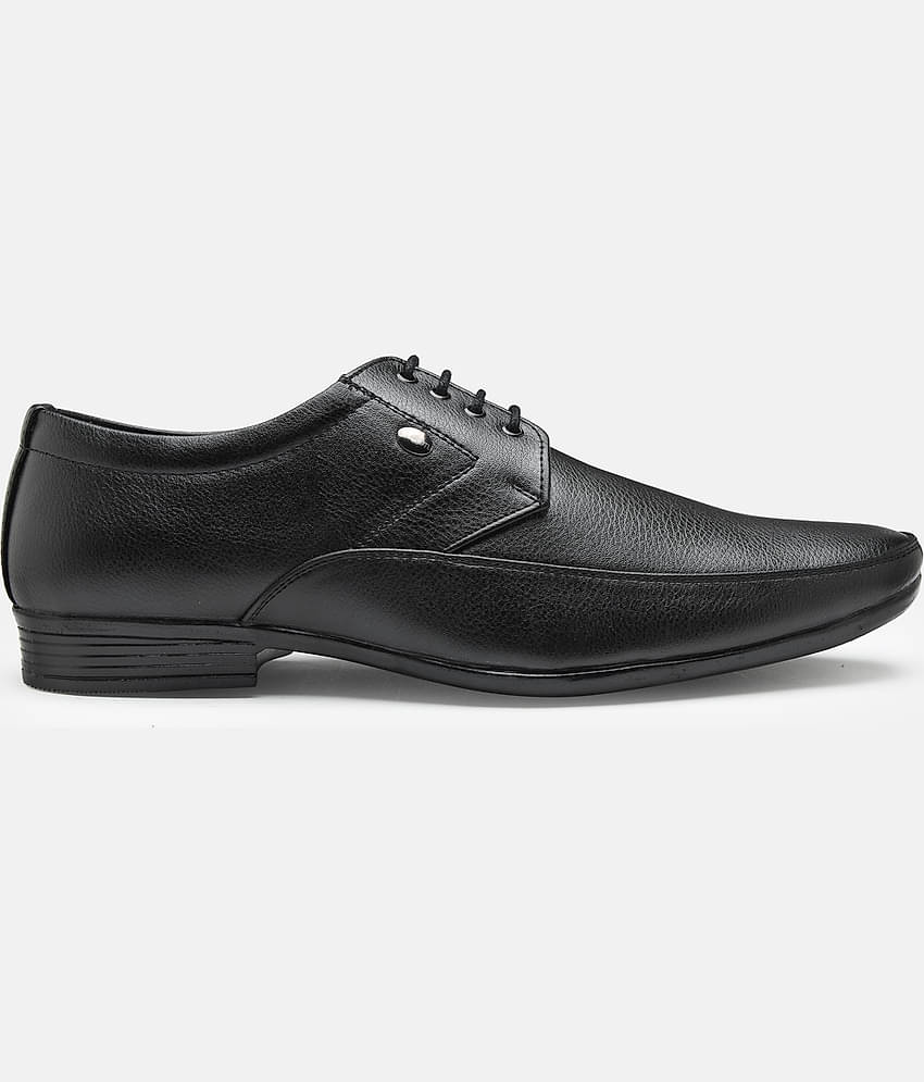 Action - Black Men's Derby Formal Shoes