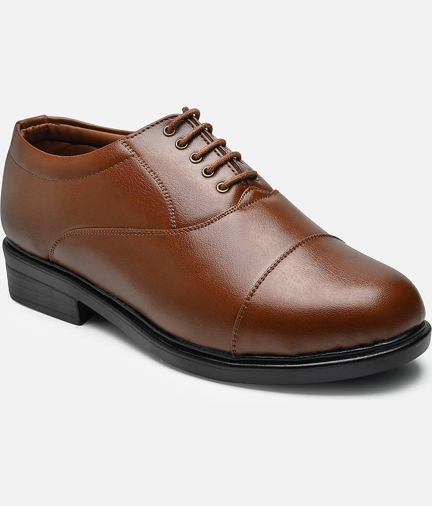 Action - Tan Men's Oxford Formal Shoes - Formal Shoes | Buy online on ZillyBuy