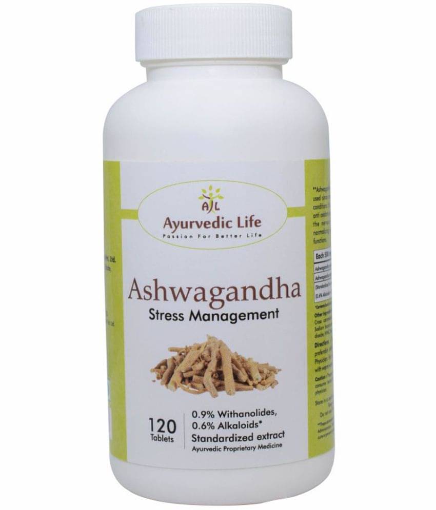     			Ayurvedic Life Ashwagandha Tablet 120 no.s Pack Of 1