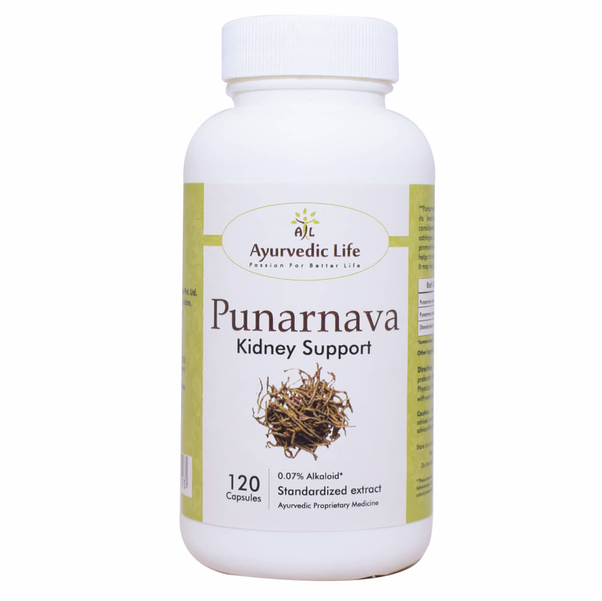 Ayurvedic Life Punarnava Capsule 120 No.S Pack of 1